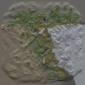 Thumbnail Rust Map: Procedural Map, Size: 4500, Seed: 1497035659, 17 Monuments