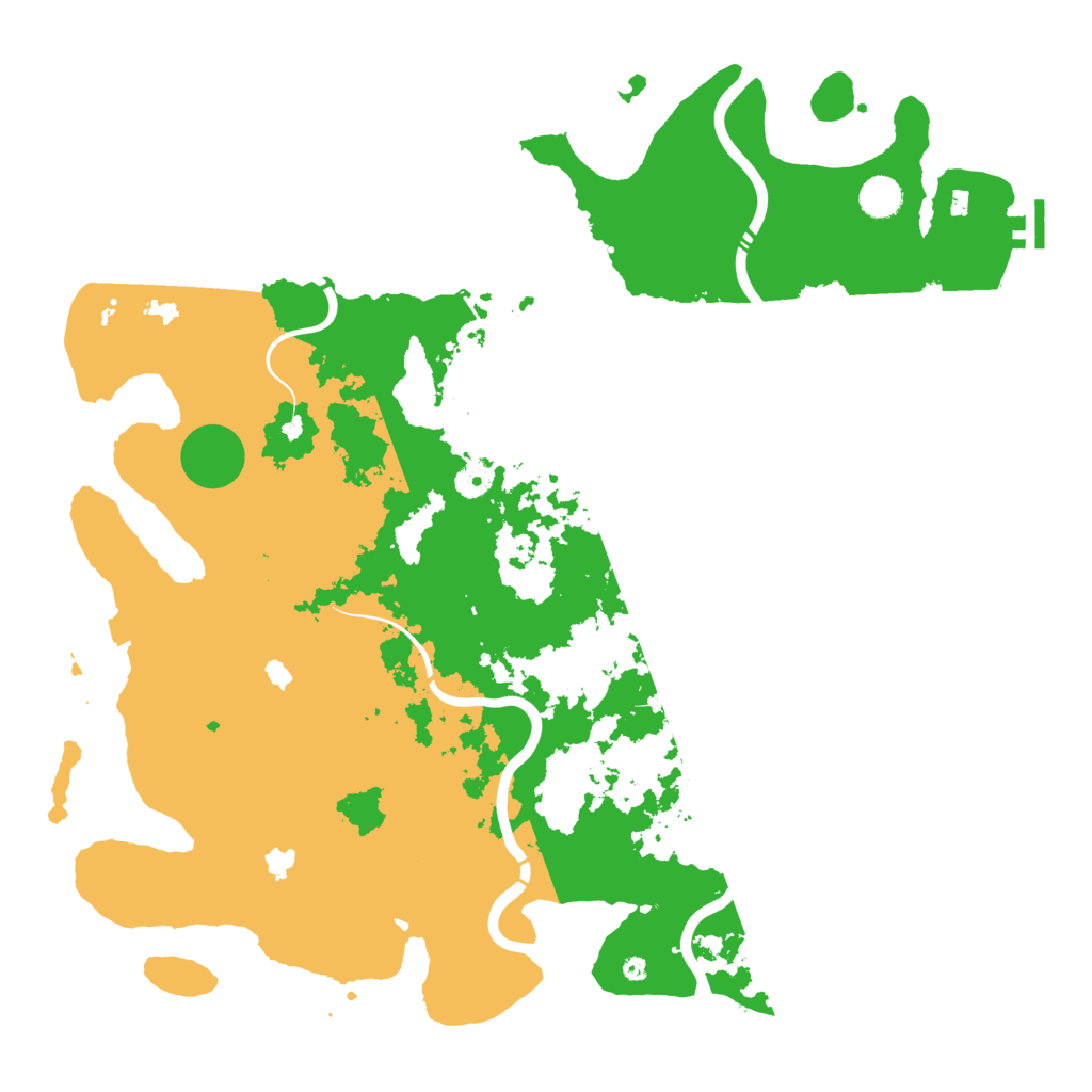 Biome Rust Map: Procedural Map, Size: 4500, Seed: 1497035659