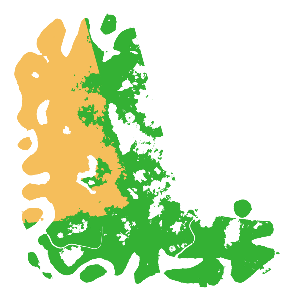 Biome Rust Map: Procedural Map, Size: 4800, Seed: 349875634