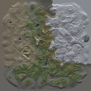 Thumbnail Rust Map: Procedural Map, Size: 4800, Seed: 349875634, 17 Monuments