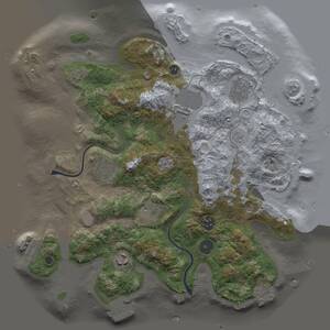 Thumbnail Rust Map: Procedural Map, Size: 3500, Seed: 1705869002, 13 Monuments