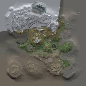 Thumbnail Rust Map: Procedural Map, Size: 2000, Seed: 867185968, 6 Monuments