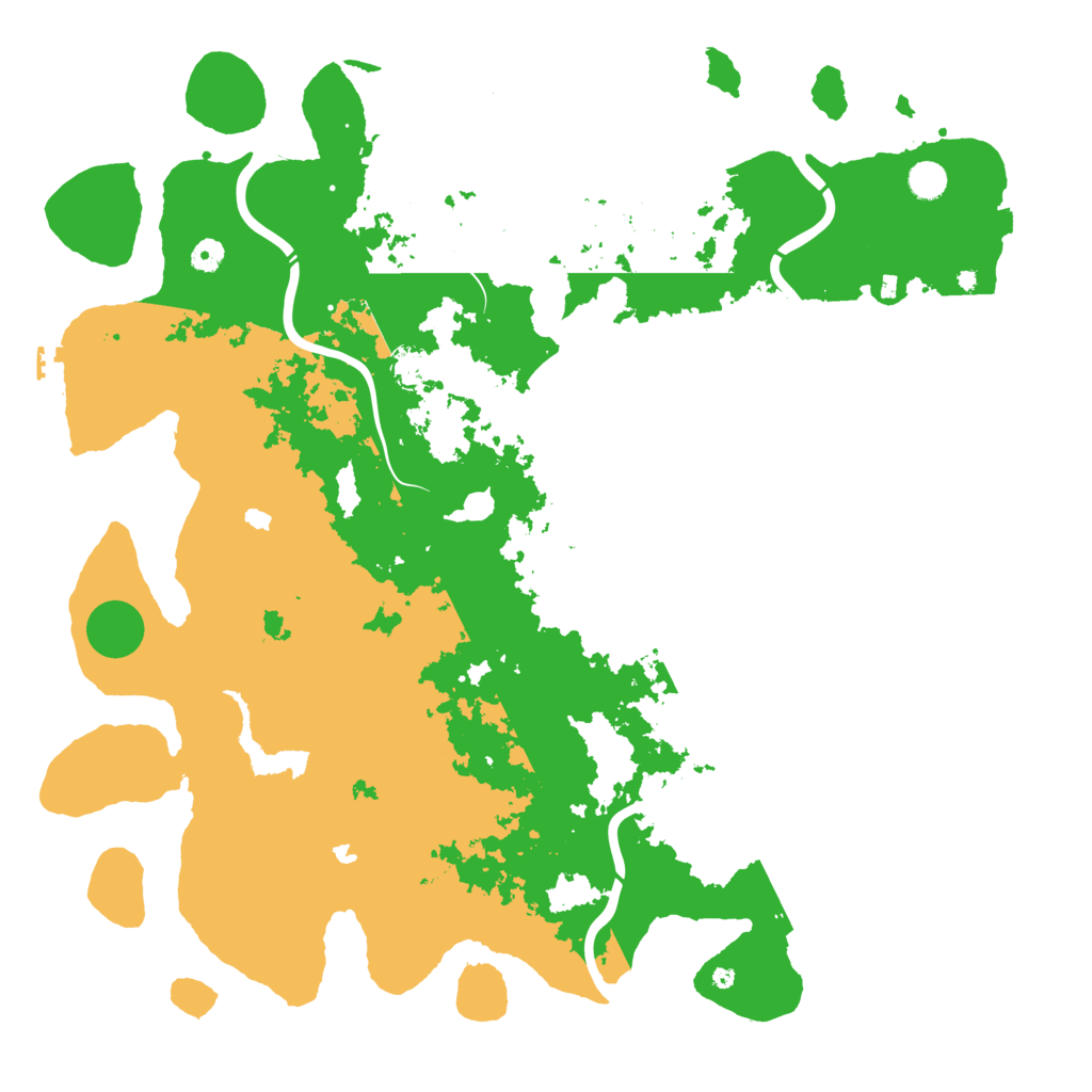 Biome Rust Map: Procedural Map, Size: 5000, Seed: 51655761