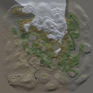 Thumbnail Rust Map: Procedural Map, Size: 3500, Seed: 311383223, 14 Monuments