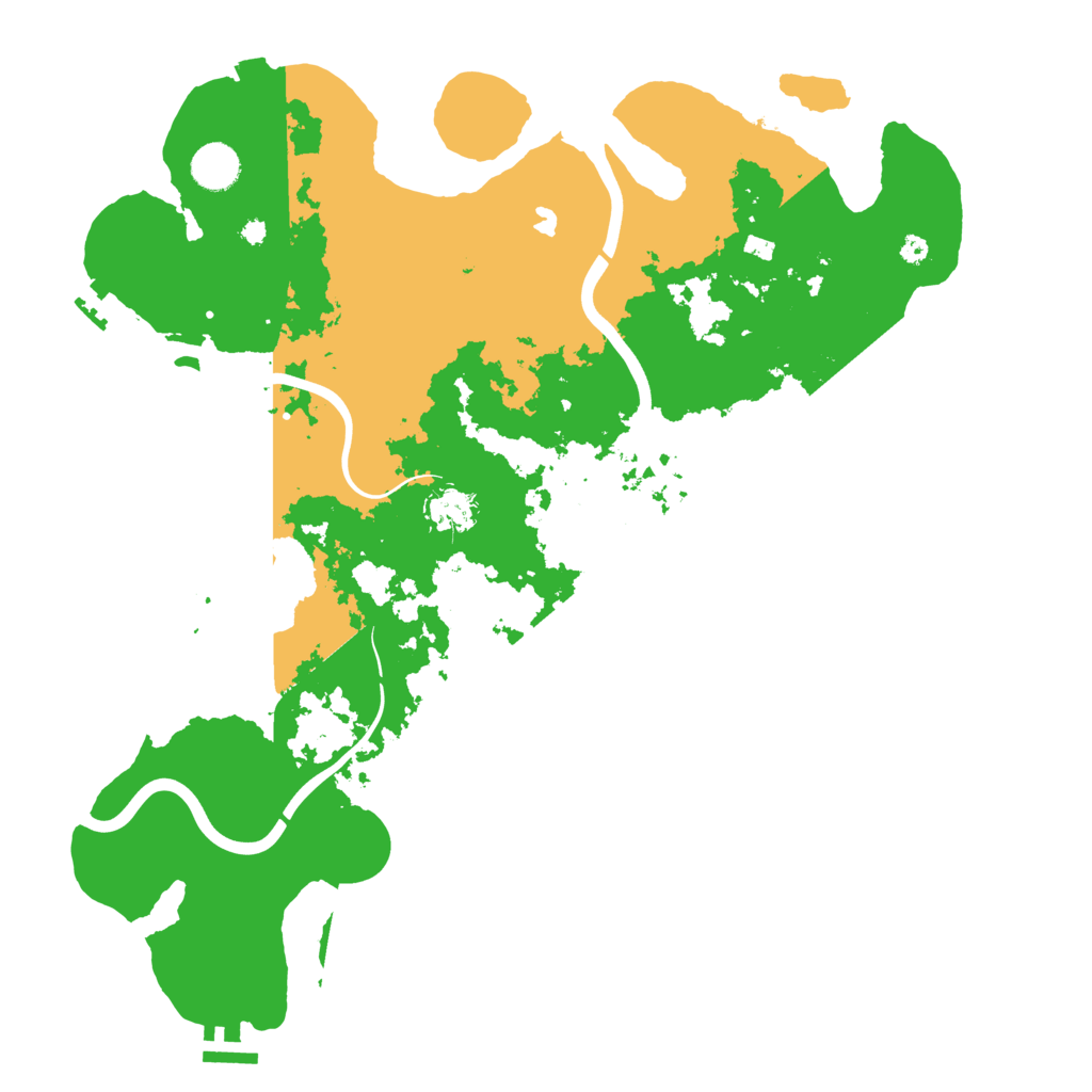 Biome Rust Map: Procedural Map, Size: 4000, Seed: 25714