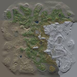 Thumbnail Rust Map: Procedural Map, Size: 4250, Seed: 1887130706, 15 Monuments