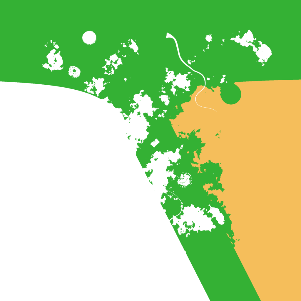 Biome Rust Map: Procedural Map, Size: 3900, Seed: 174382404