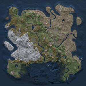 Thumbnail Rust Map: Procedural Map, Size: 4250, Seed: 165147723, 16 Monuments