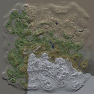 Thumbnail Rust Map: Procedural Map, Size: 4250, Seed: 18468752, 16 Monuments