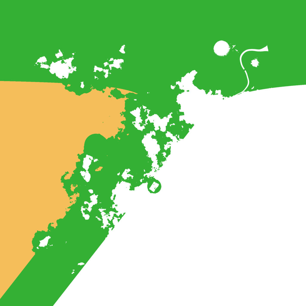 Biome Rust Map: Procedural Map, Size: 3500, Seed: 40554789