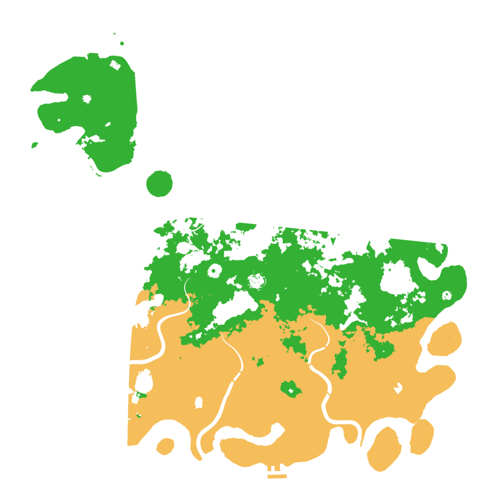 Biome Rust Map: Procedural Map, Size: 5250, Seed: 1234137734
