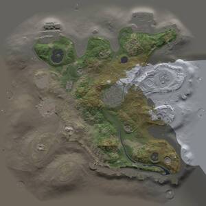 Thumbnail Rust Map: Procedural Map, Size: 2300, Seed: 2071536522, 6 Monuments