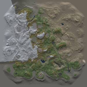 Thumbnail Rust Map: Procedural Map, Size: 4000, Seed: 45256163, 15 Monuments