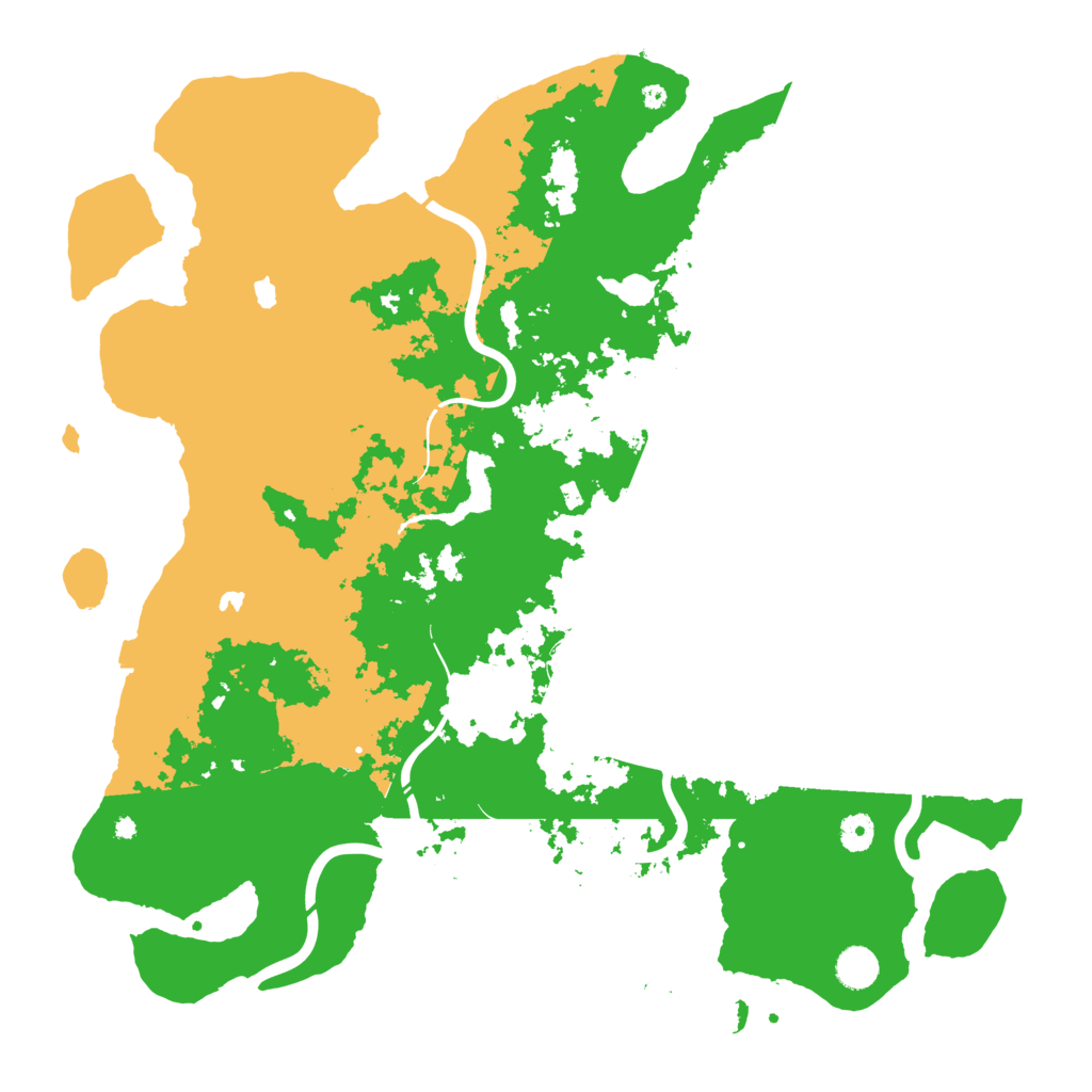 Biome Rust Map: Procedural Map, Size: 4500, Seed: 1613474490