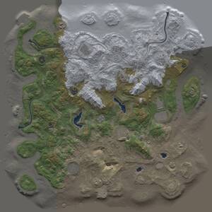 Thumbnail Rust Map: Procedural Map, Size: 4500, Seed: 1411980240, 14 Monuments