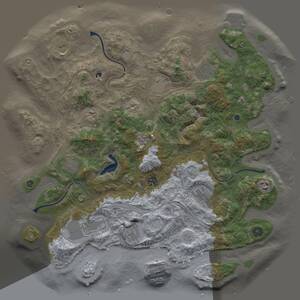 Thumbnail Rust Map: Procedural Map, Size: 4250, Seed: 301377634, 17 Monuments