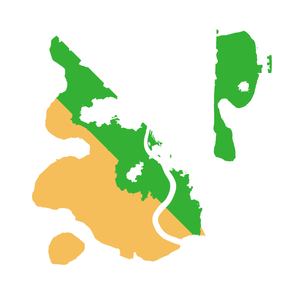 Biome Rust Map: Procedural Map, Size: 2500, Seed: 97699347