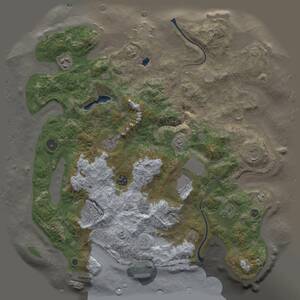 Thumbnail Rust Map: Procedural Map, Size: 4000, Seed: 1747665066, 14 Monuments