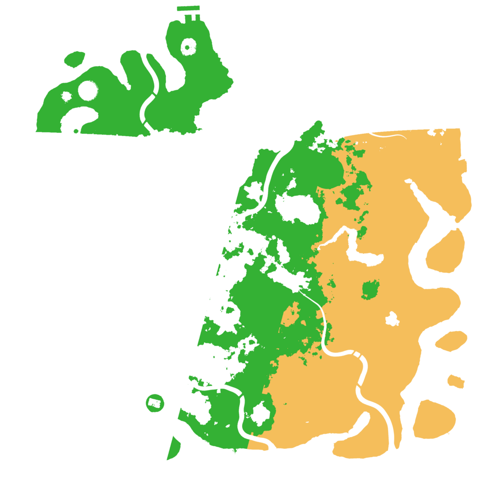Biome Rust Map: Procedural Map, Size: 4445, Seed: 4000