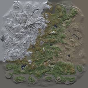 Thumbnail Rust Map: Procedural Map, Size: 5000, Seed: 562218117, 17 Monuments