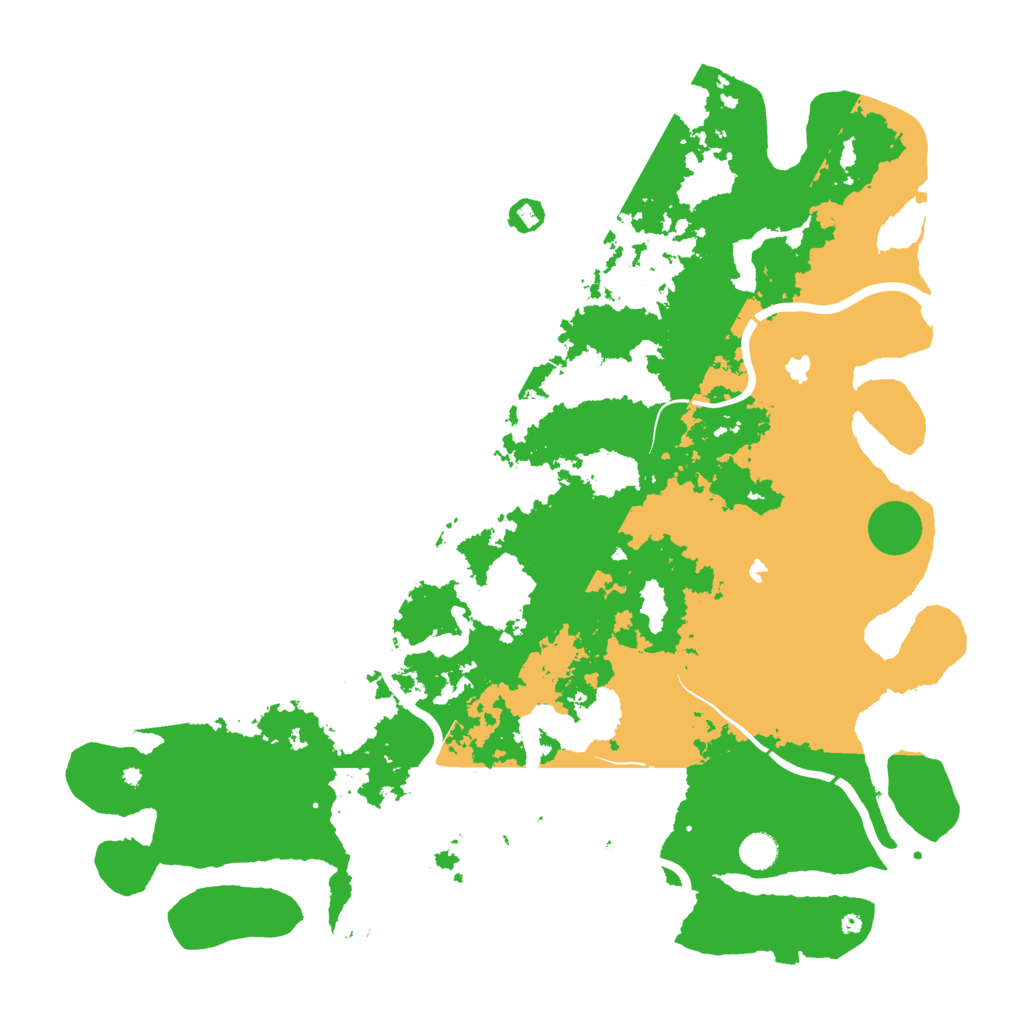 Biome Rust Map: Procedural Map, Size: 5000, Seed: 562218117