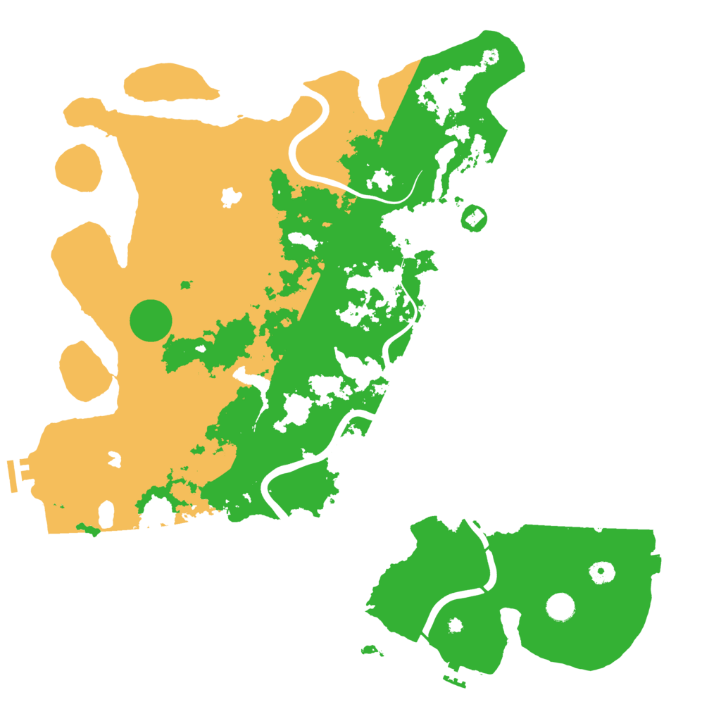 Biome Rust Map: Procedural Map, Size: 4500, Seed: 319786447
