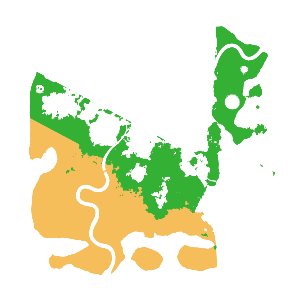 Biome Rust Map: Procedural Map, Size: 3500, Seed: 833620517