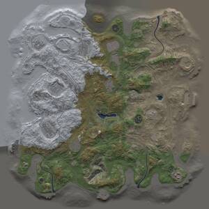 Thumbnail Rust Map: Procedural Map, Size: 4250, Seed: 659466740, 17 Monuments