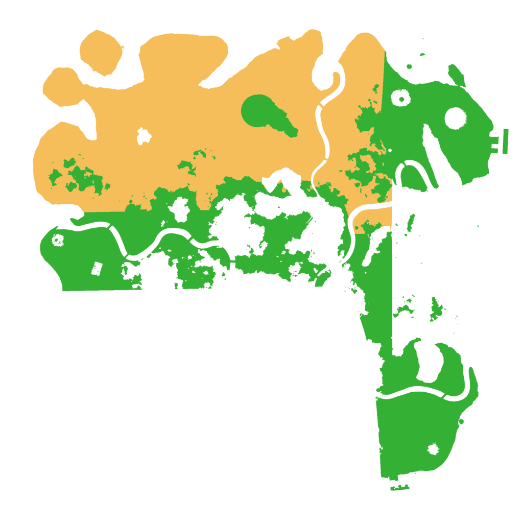 Biome Rust Map: Procedural Map, Size: 4250, Seed: 574664975