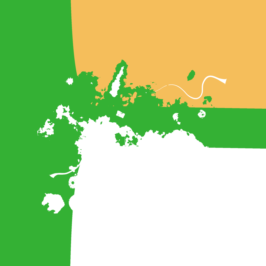 Biome Rust Map: Procedural Map, Size: 3500, Seed: 582223378