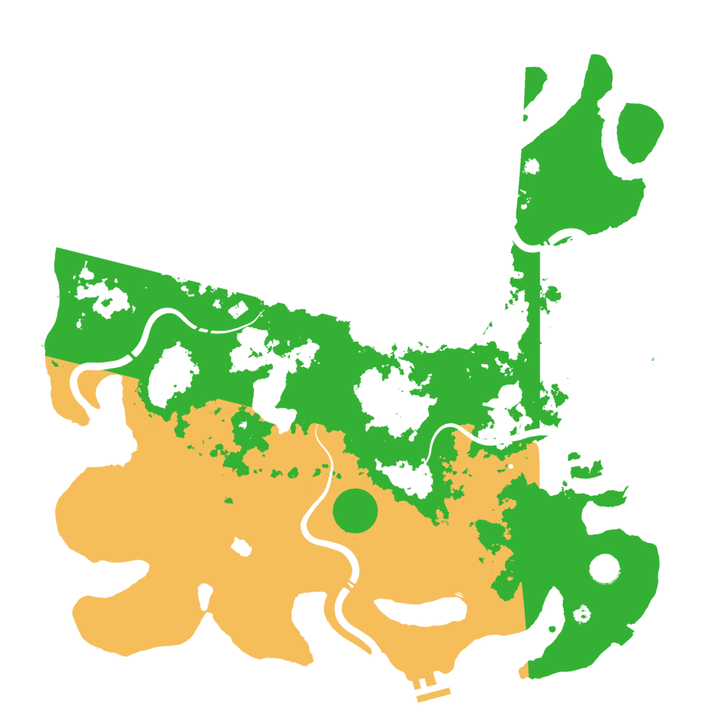 Biome Rust Map: Procedural Map, Size: 4250, Seed: 740835218