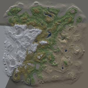 Thumbnail Rust Map: Procedural Map, Size: 4500, Seed: 1803782098, 17 Monuments