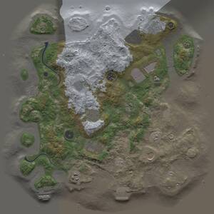 Thumbnail Rust Map: Procedural Map, Size: 3750, Seed: 120138102, 16 Monuments