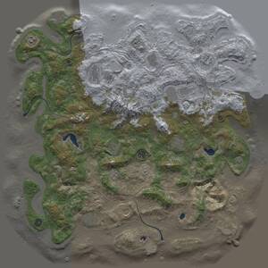 Thumbnail Rust Map: Procedural Map, Size: 5000, Seed: 1618903891, 17 Monuments