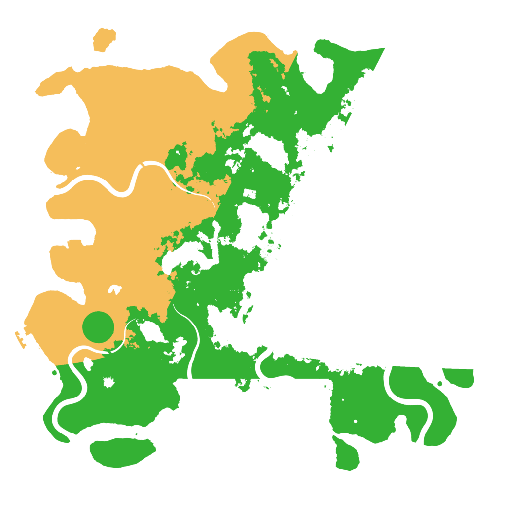 Biome Rust Map: Procedural Map, Size: 4201, Seed: 696969