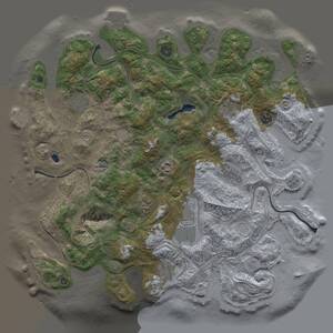 Thumbnail Rust Map: Procedural Map, Size: 4250, Seed: 298143065, 15 Monuments