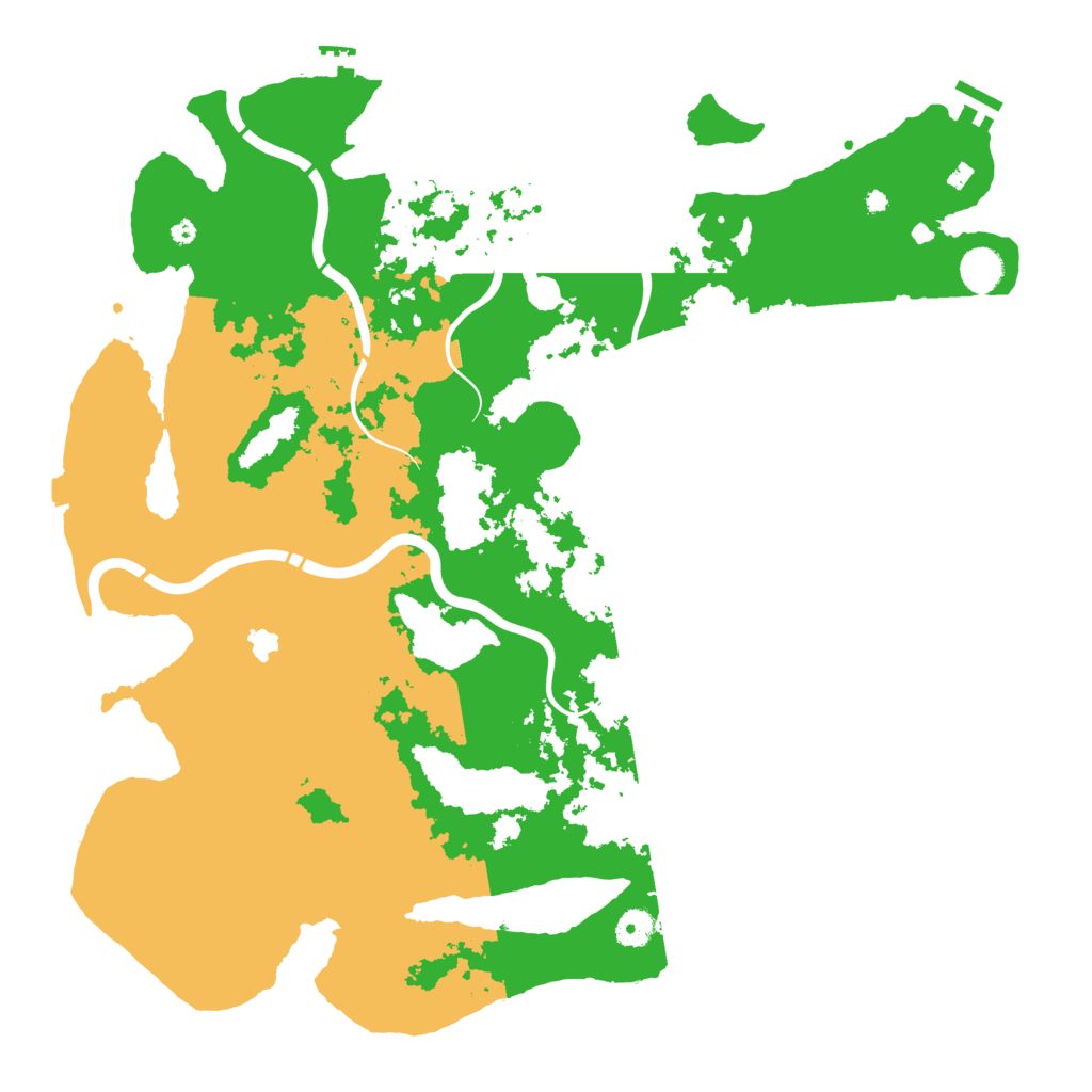 Biome Rust Map: Procedural Map, Size: 4450, Seed: 35854
