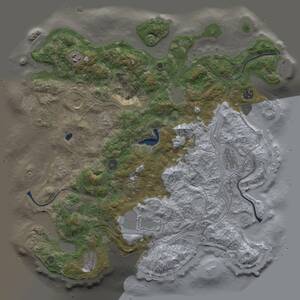 Thumbnail Rust Map: Procedural Map, Size: 4250, Seed: 1072785265, 15 Monuments