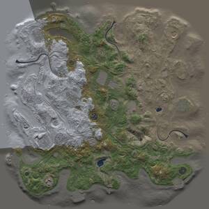 Thumbnail Rust Map: Procedural Map, Size: 4250, Seed: 1874461776, 17 Monuments