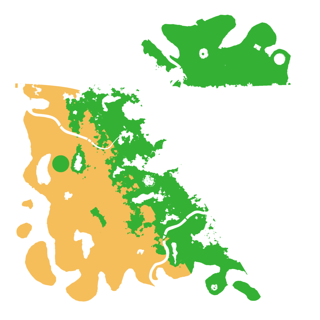 Biome Rust Map: Procedural Map, Size: 5000, Seed: 473480095