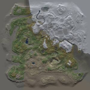 Thumbnail Rust Map: Procedural Map, Size: 4000, Seed: 28081987, 12 Monuments