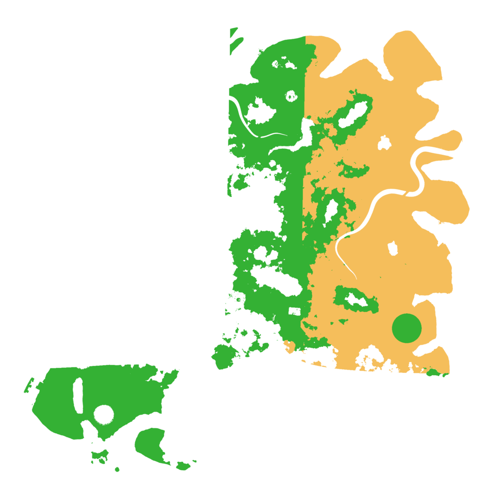 Biome Rust Map: Procedural Map, Size: 4500, Seed: 731467665