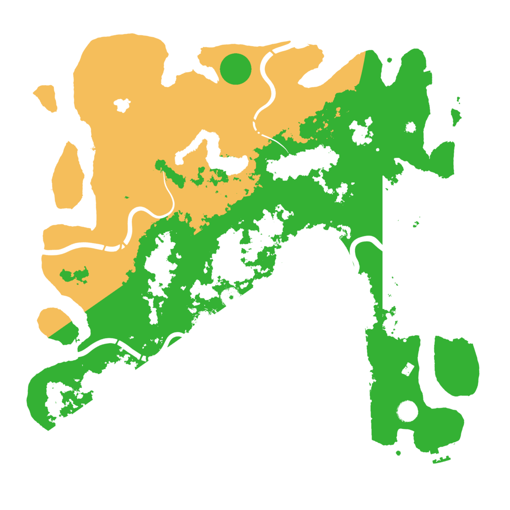 Biome Rust Map: Procedural Map, Size: 4300, Seed: 113485343