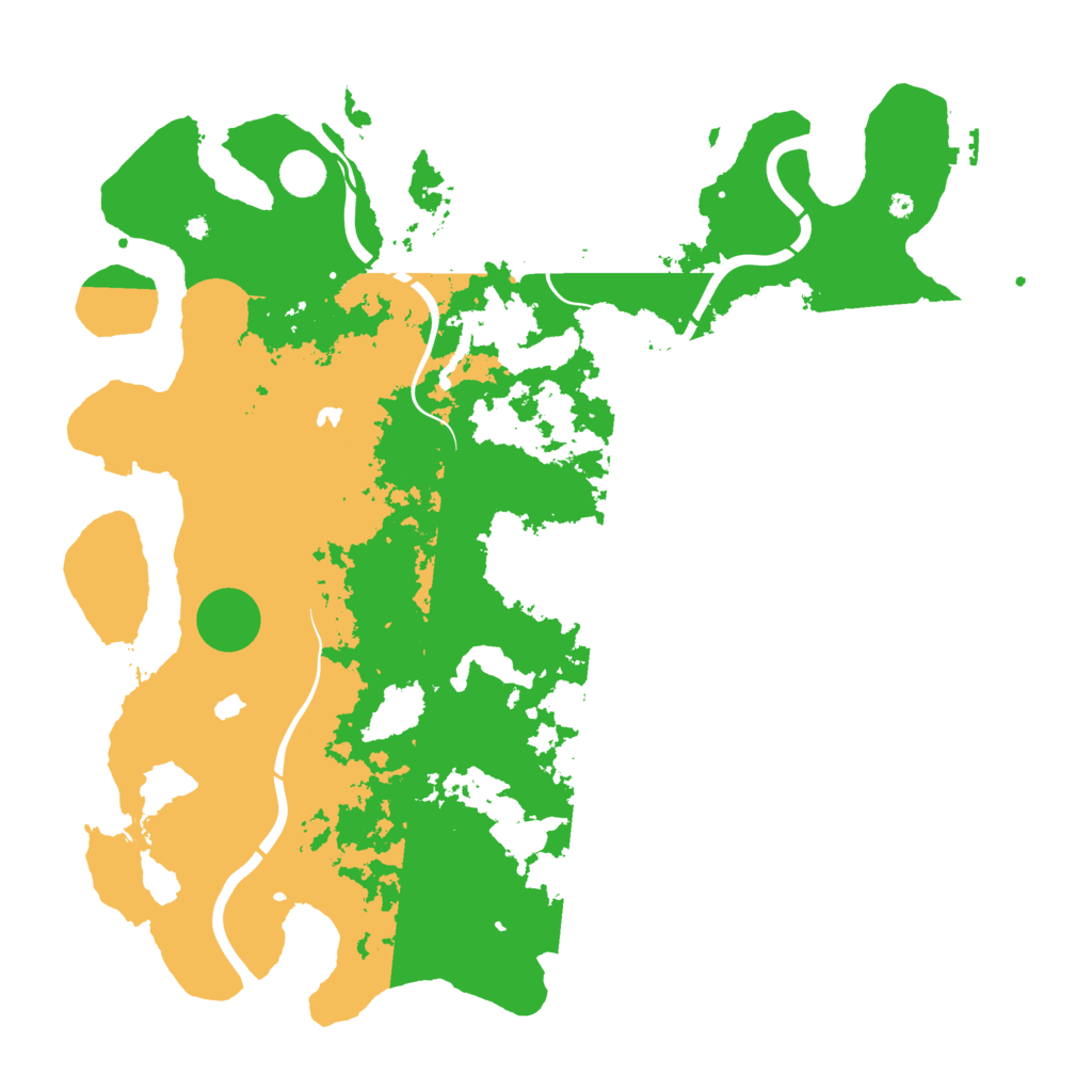 Biome Rust Map: Procedural Map, Size: 4500, Seed: 111861613