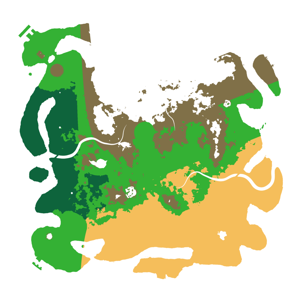 Biome Rust Map: Procedural Map, Size: 4000, Seed: 424933683
