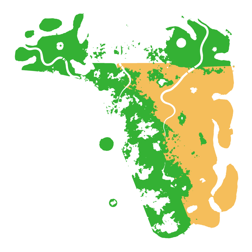 Biome Rust Map: Procedural Map, Size: 5000, Seed: 634276944