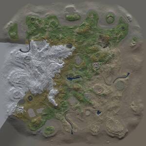 Thumbnail Rust Map: Procedural Map, Size: 4250, Seed: 119827, 16 Monuments