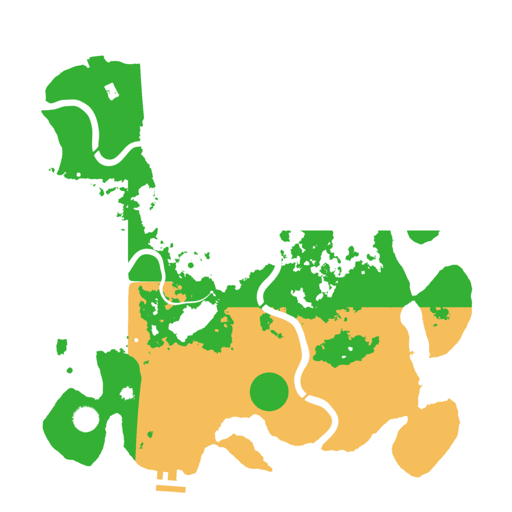 Biome Rust Map: Procedural Map, Size: 3500, Seed: 344988131