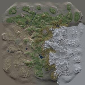 Thumbnail Rust Map: Procedural Map, Size: 4000, Seed: 1726733680, 13 Monuments