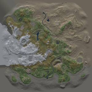 Thumbnail Rust Map: Procedural Map, Size: 4000, Seed: 86537864, 15 Monuments